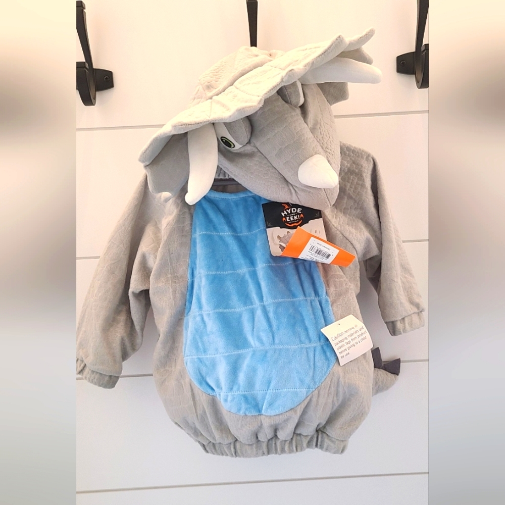 NWT, Triceratops Halloween Costume, size 12-18M